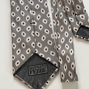 Gianfranco Ferré Pre-Owned - Ferré logo-embroidered tie - men - Silk - One Size